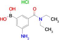 (3-Amino-5-(diethylcarbamoyl)phenyl)boronic acidhydrochloride