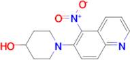1-(5-Nitroquinolin-6-yl)piperidin-4-ol