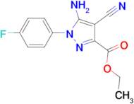 Ethyl 5-amino-4-cyano-1-(4-fluorophenyl)-1H-pyrazole-3-carboxylate