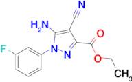 Ethyl 5-amino-4-cyano-1-(3-fluorophenyl)-1H-pyrazole-3-carboxylate