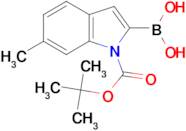 (1-(tert-Butoxycarbonyl)-6-methyl-1H-indol-2-yl)boronic acid