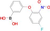 (3-(4-Fluoro-2-nitrophenoxy)phenyl)boronic acid