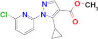 Methyl 1-(6-chloropyridin-2-yl)-5-cyclopropyl-1H-pyrazole-4-carboxylate