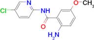 2-Amino-N-(5-chloropyridin-2-yl)-5-methoxybenzamide