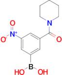 (3-Nitro-5-(piperidine-1-carbonyl)phenyl)boronic acid