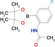 N-(4-Fluoro-2-(4,4,5,5-tetramethyl-1,3,2-dioxaborolan-2-yl)phenyl)acetamide