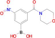 (3-(Morpholine-4-carbonyl)-5-nitrophenyl)boronic acid