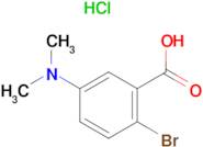 2-Bromo-5-(dimethylamino)benzoic acidhydrochloride