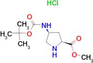 (2S,4S)-Methyl 4-((tert-butoxycarbonyl)amino)pyrrolidine-2-carboxylate hydrochloride