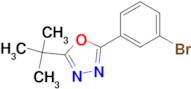 2-(3-Bromophenyl)-5-(tert-butyl)-1,3,4-oxadiazole