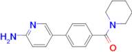 (4-(6-Aminopyridin-3-yl)phenyl)(piperidin-1-yl)methanone