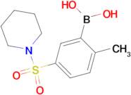 (2-Methyl-5-(piperidin-1-ylsulfonyl)phenyl)boronic acid