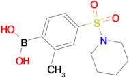 (2-Methyl-4-(piperidin-1-ylsulfonyl)phenyl)boronic acid