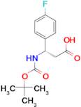 (S)-3-((tert-Butoxycarbonyl)amino)-3-(4-fluorophenyl)propanoic acid