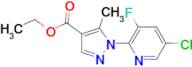 Ethyl 1-(5-chloro-3-fluoropyridin-2-yl)-5-methyl-1H-pyrazole-4-carboxylate