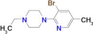 1-(3-Bromo-5-methylpyridin-2-yl)-4-ethylpiperazine