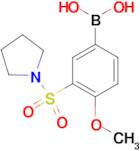 (4-Methoxy-3-(pyrrolidin-1-ylsulfonyl)phenyl)boronic acid