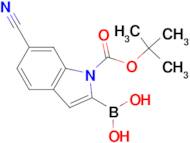 (1-(tert-Butoxycarbonyl)-6-cyano-1H-indol-2-yl)boronic acid
