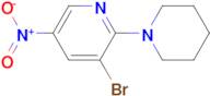 3-Bromo-5-nitro-2-(piperidin-1-yl)pyridine