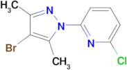 2-(4-Bromo-3,5-dimethyl-1H-pyrazol-1-yl)-6-chloropyridine