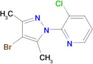 2-(4-Bromo-3,5-dimethyl-1H-pyrazol-1-yl)-3-chloropyridine