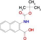 3-((tert-Butoxycarbonyl)amino)-2-naphthoic acid