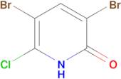3,5-Dibromo-6-chloropyridin-2-ol