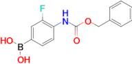 (4-(((Benzyloxy)carbonyl)amino)-3-fluorophenyl)boronic acid