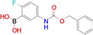 (5-(((Benzyloxy)carbonyl)amino)-2-fluorophenyl)boronic acid