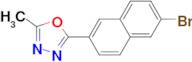 2-(6-Bromonaphthalen-2-yl)-5-methyl-1,3,4-oxadiazole