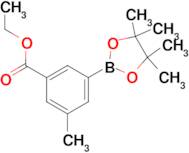 Ethyl 3-methyl-5-(4,4,5,5-tetramethyl-1,3,2-dioxaborolan-2-yl)benzoate