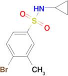 4-Bromo-N-cyclopropyl-3-methylbenzenesulfonamide