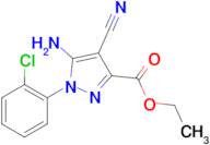 Ethyl 5-amino-1-(2-chlorophenyl)-4-cyano-1H-pyrazole-3-carboxylate