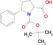 (2R,5S)-1-(tert-Butoxycarbonyl)-5-phenylpyrrolidine-2-carboxylic acid