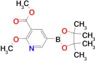 Methyl 2-methoxy-5-(4,4,5,5-tetramethyl-1,3,2-dioxaborolan-2-yl)nicotinate