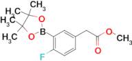 Methyl 2-(4-fluoro-3-(4,4,5,5-tetramethyl-1,3,2-dioxaborolan-2-yl)phenyl)acetate