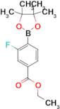 Ethyl 3-fluoro-4-(4,4,5,5-tetramethyl-1,3,2-dioxaborolan-2-yl)benzoate