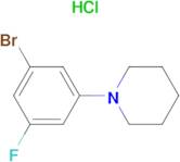 1-(3-Bromo-5-fluorophenyl)piperidine hydrochloride