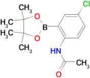 N-(4-Chloro-2-(4,4,5,5-tetramethyl-1,3,2-dioxaborolan-2-yl)phenyl)acetamide