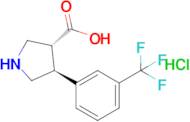 trans-4-(3-(Trifluoromethyl)phenyl)pyrrolidine-3-carboxylic acid hydrochloride