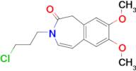 3-(3-Chloropropyl)-1,3-dihydro-7,8-dimethoxy-2H-3-benzazepin-2-one