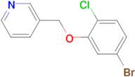 3-((5-Bromo-2-chlorophenoxy)methyl)pyridine