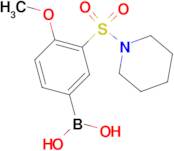 (4-Methoxy-3-(piperidin-1-ylsulfonyl)phenyl)boronic acid