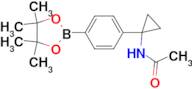 N-(1-(4-(4,4,5,5-Tetramethyl-1,3,2-dioxaborolan-2-yl)phenyl)cyclopropyl)acetamide