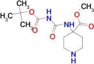 Methyl 4-(3-(tert-butoxycarbonyl)ureido)piperidine-4-carboxylate