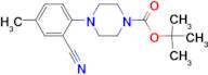 tert-Butyl 4-(2-cyano-4-methylphenyl)piperazine-1-carboxylate