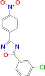 5-(3-Chlorophenyl)-3-(4-nitrophenyl)-1,2,4-oxadiazole