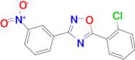 5-(2-Chlorophenyl)-3-(3-nitrophenyl)-1,2,4-oxadiazole