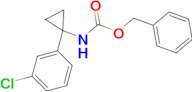 Benzyl (1-(3-chlorophenyl)cyclopropyl)carbamate