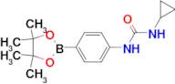 1-Cyclopropyl-3-(4-(4,4,5,5-tetramethyl-1,3,2-dioxaborolan-2-yl)phenyl)urea